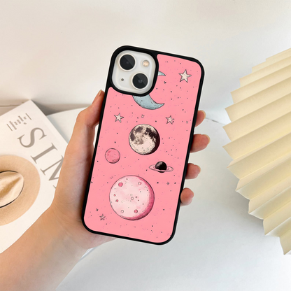 Blinking Moon Glass Case