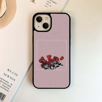 Roses In Box Glass Case