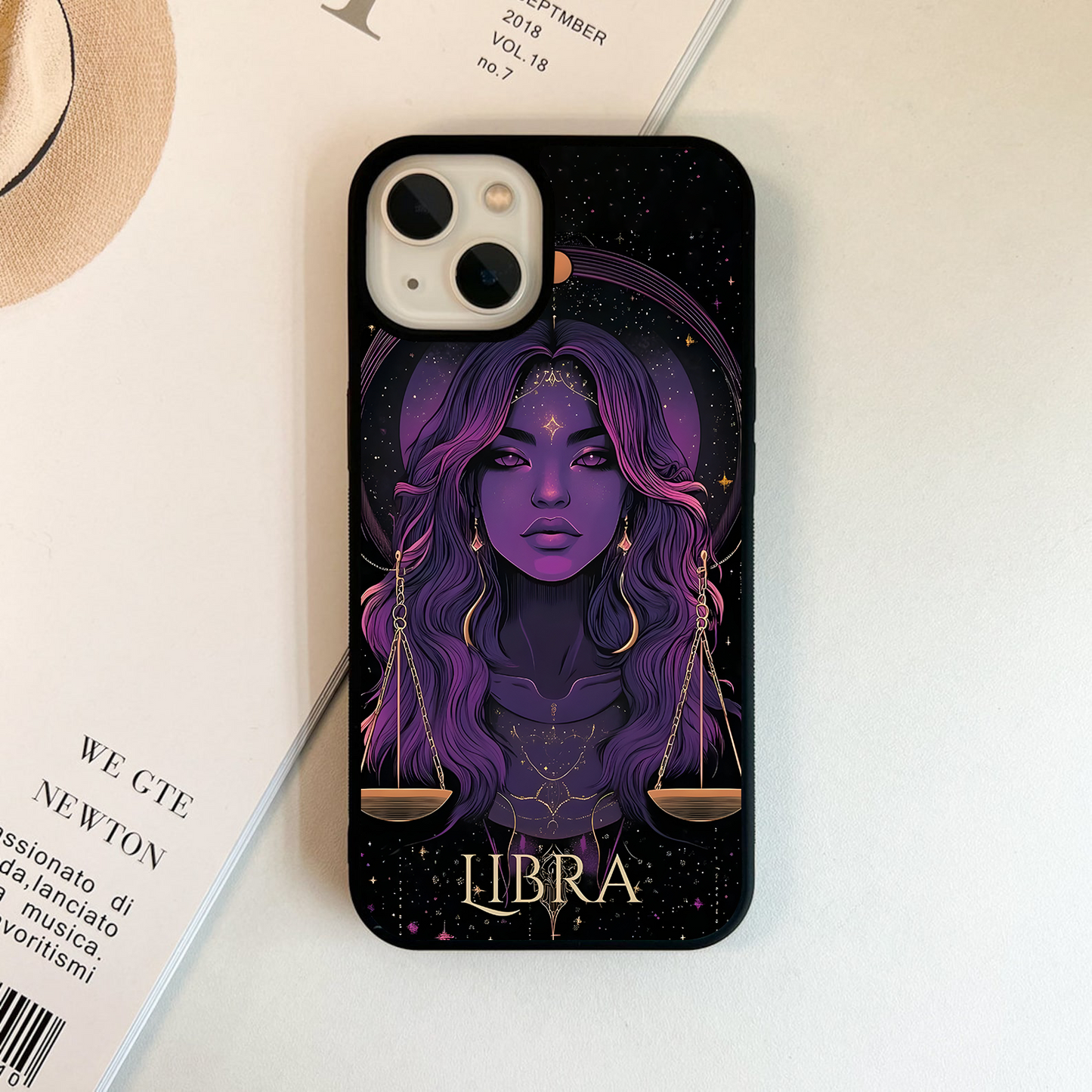 Zodiac Libra Glass Case