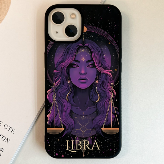Zodiac Libra Glass Case