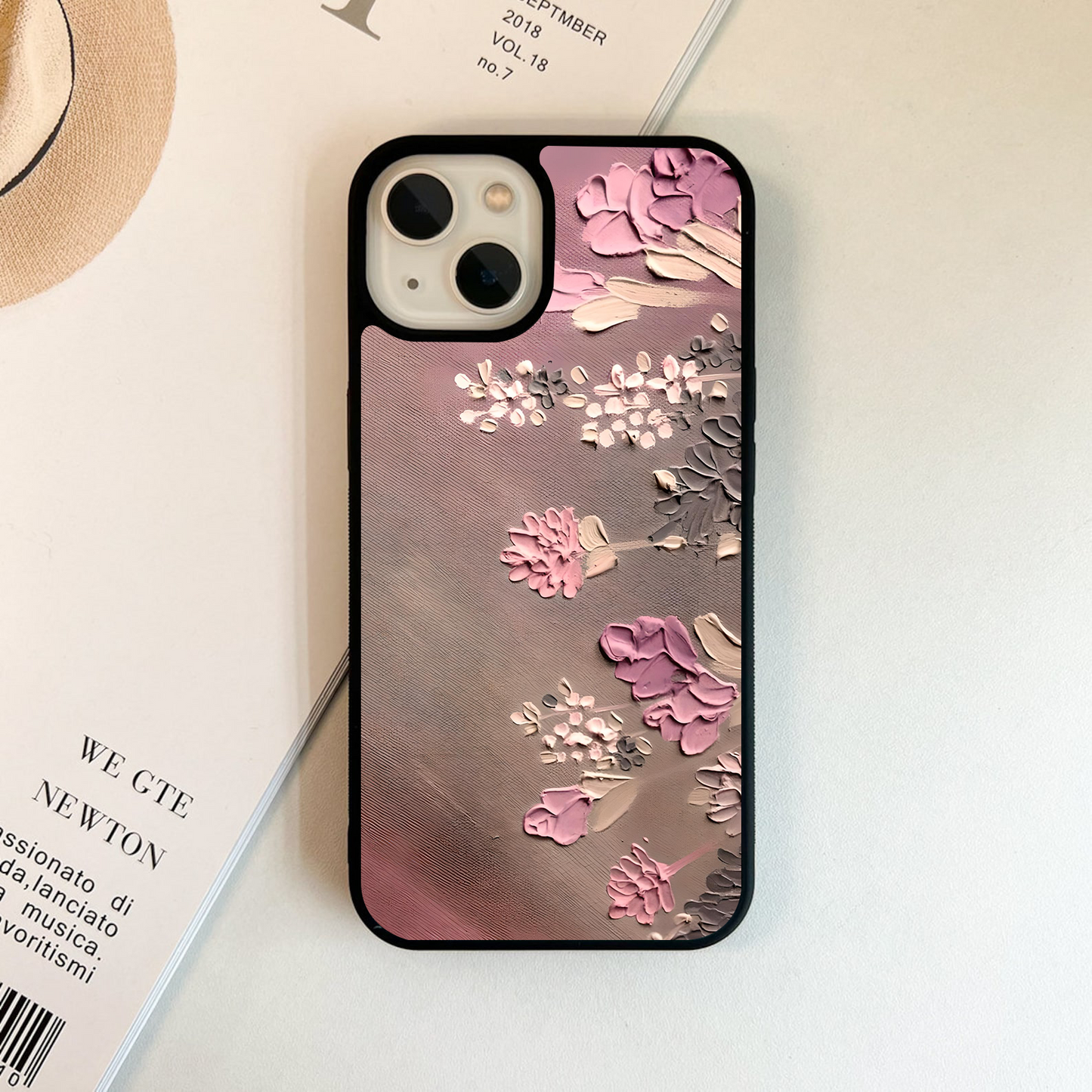 Rosy Tactile Whispers Glass Case