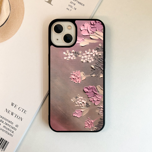 Rosy Tactile Whispers Glass Case