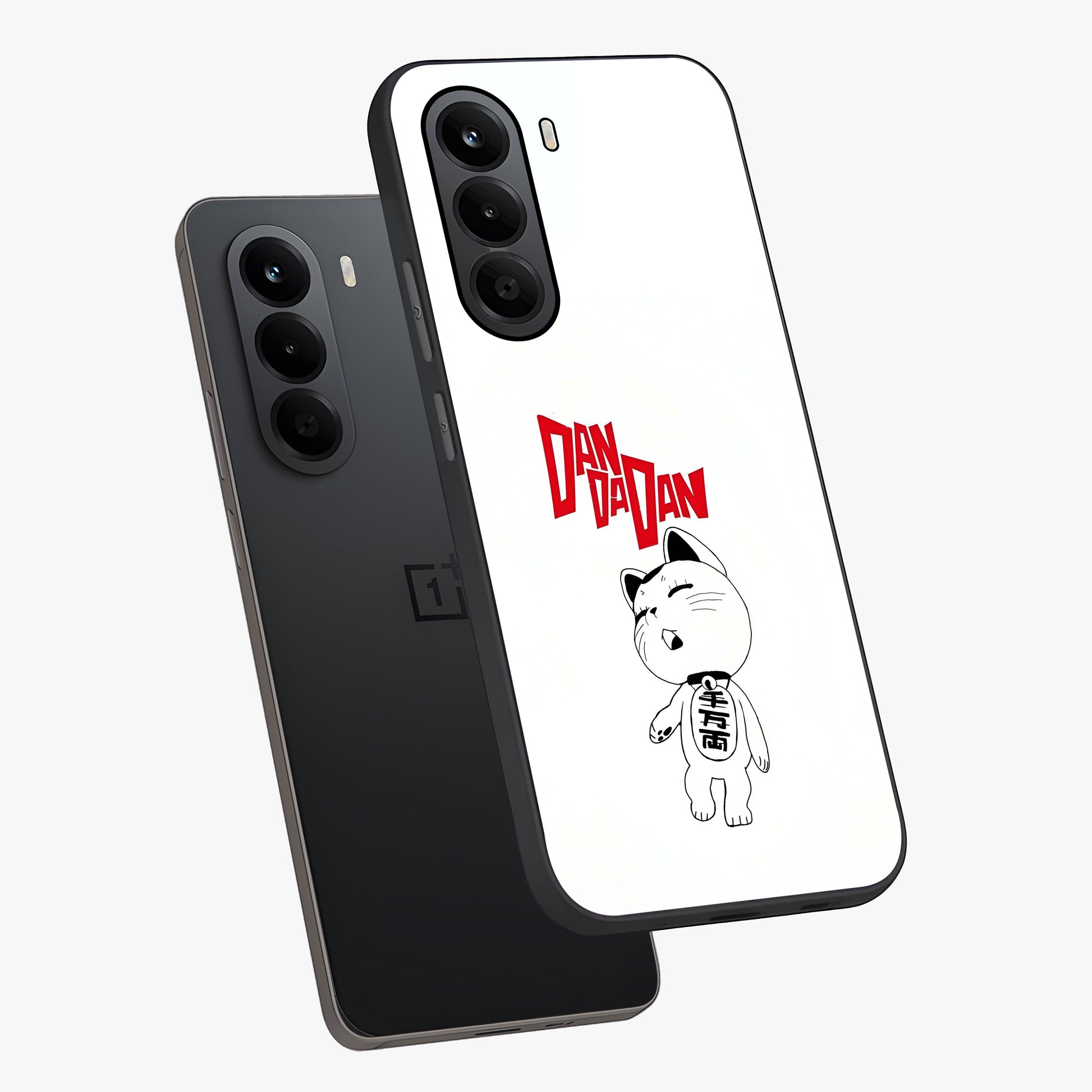 Playful Spirit Charm Glass Case displayed in angled mockup highlighting lively decorative design with playful aesthetic style.