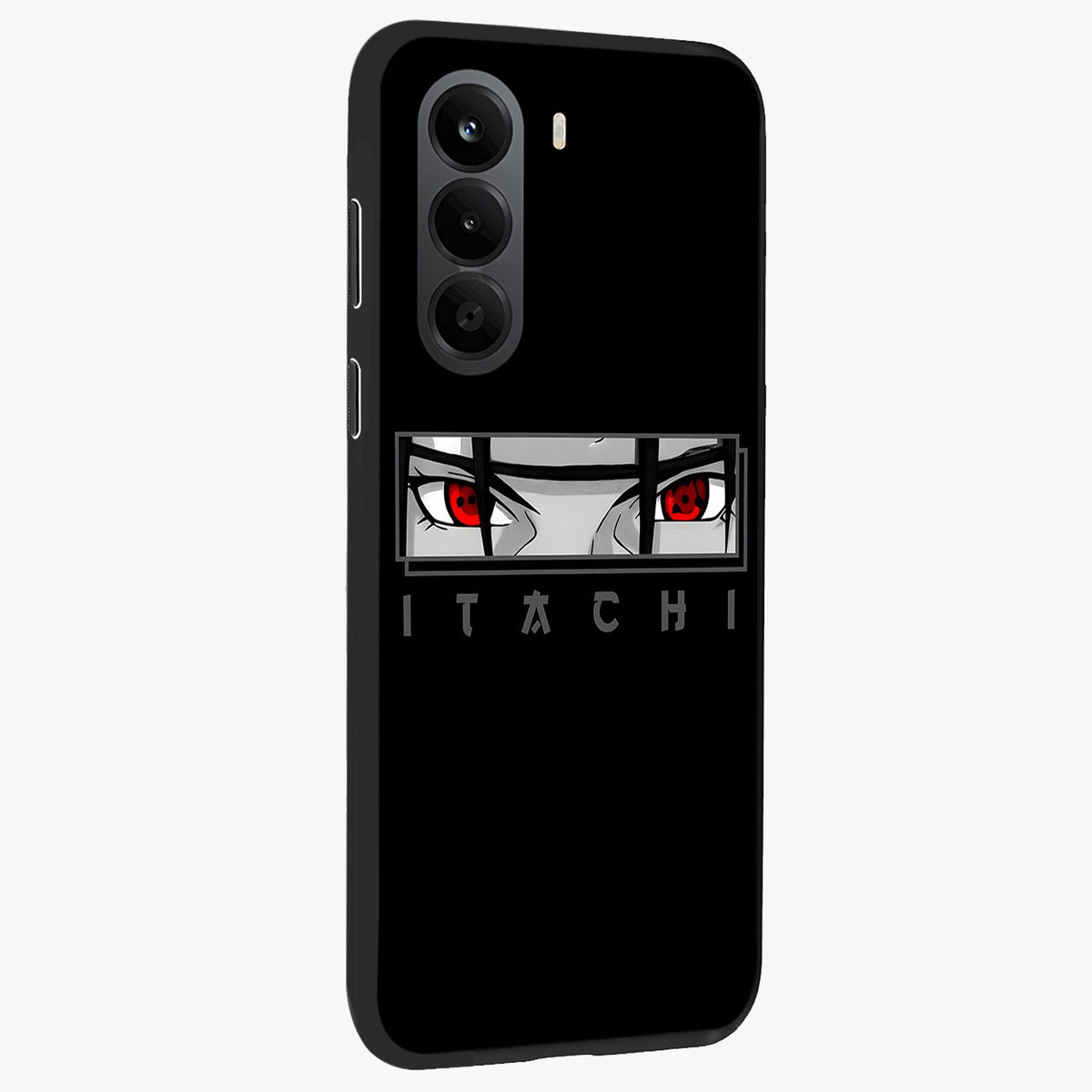 Scarlet Gaze Dominance Glass Case upright view showcasing powerful dramatic artwork with dominant artistic theme.