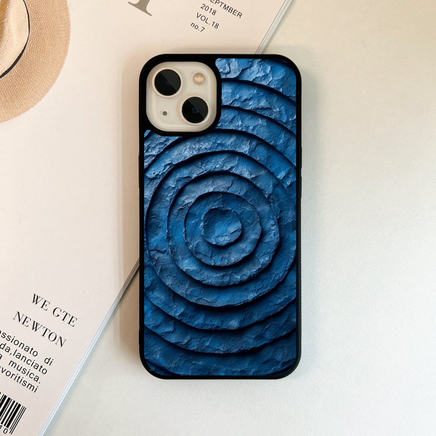 Stone Ripple Flow Glass Case