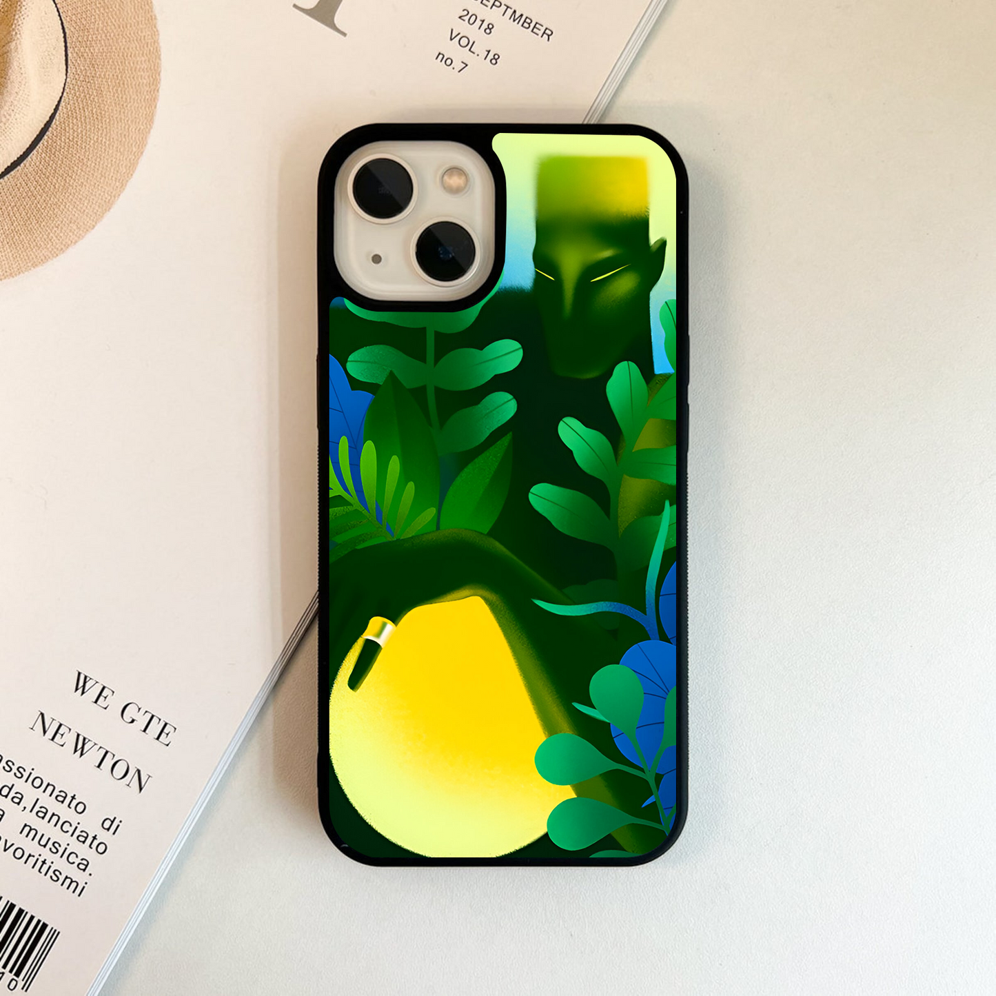 Jungle Gaze Shadow Glass Case