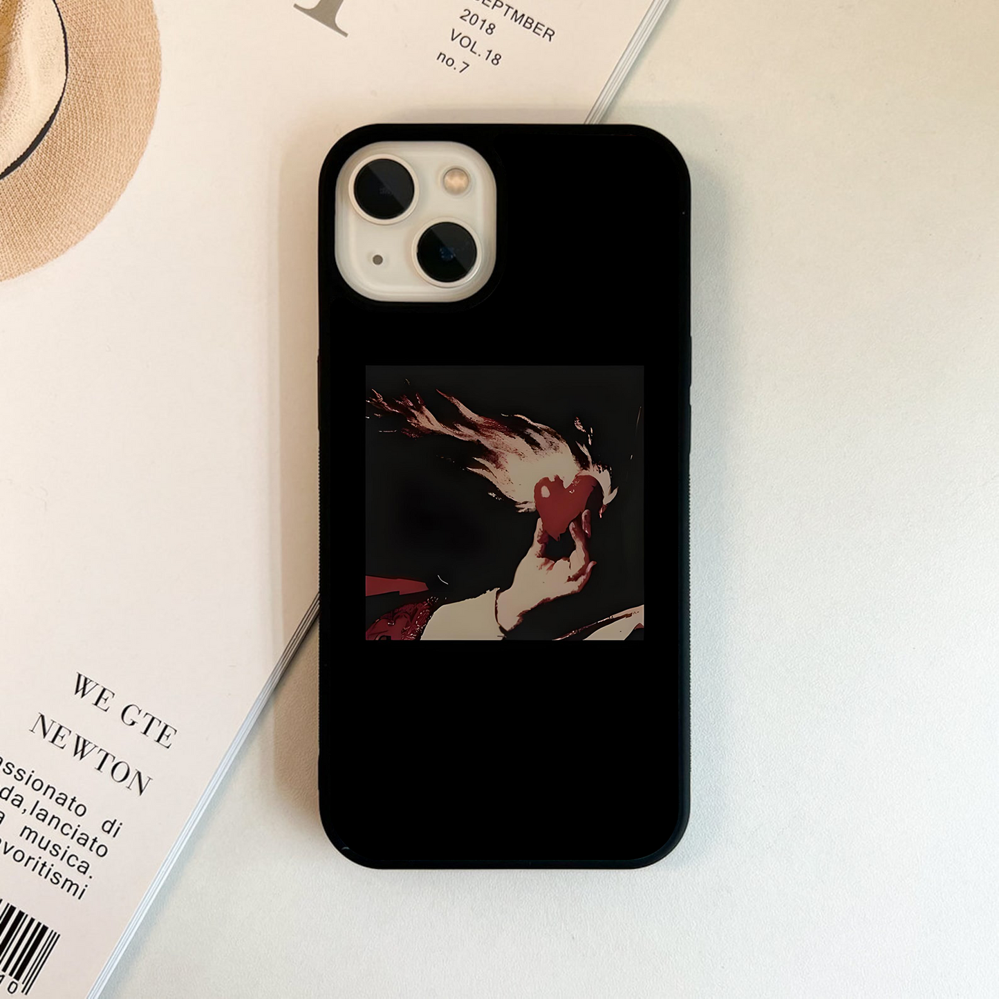 Blazing Heart Faith Glass Case