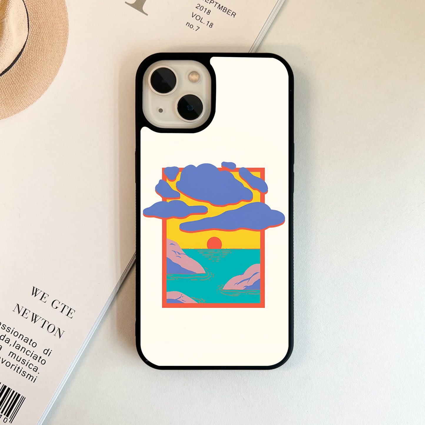 Sunset Frame View Glass Case