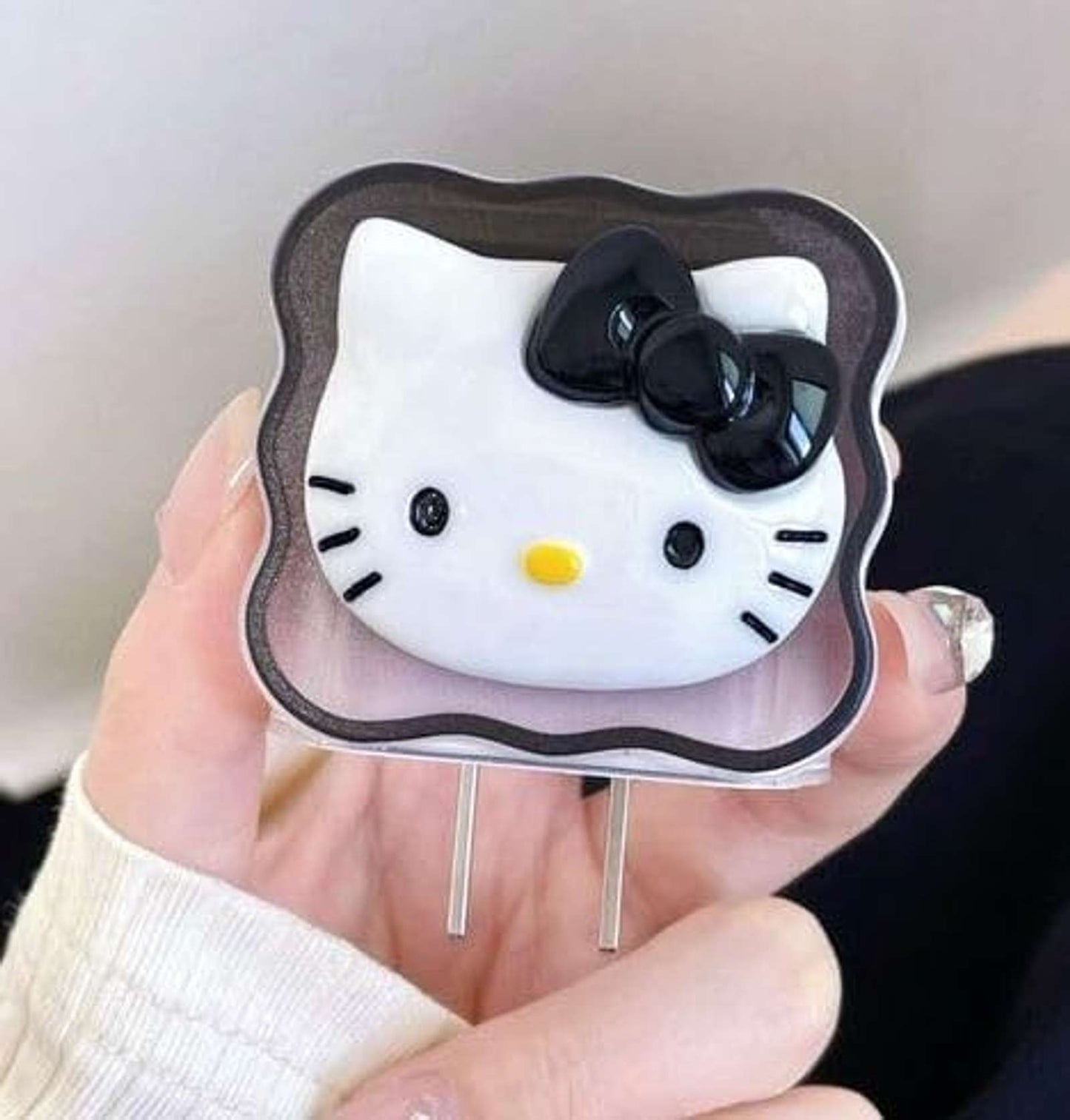 Kuromi Black Charger Silicon Apple IPhone Charger Case | Lightning Charger/Cable Protector Cover for iPhone Charger