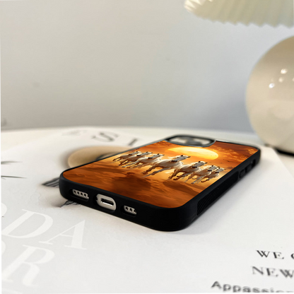 Wild Sunset Majesty Glass Case