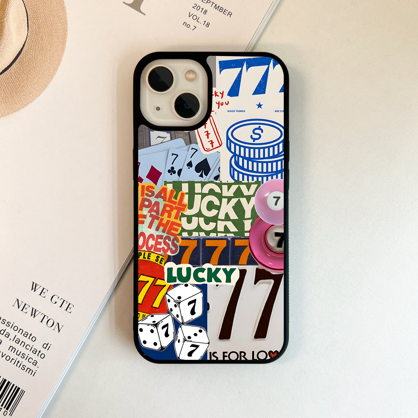 Lucky Seven Vibes Glass Case