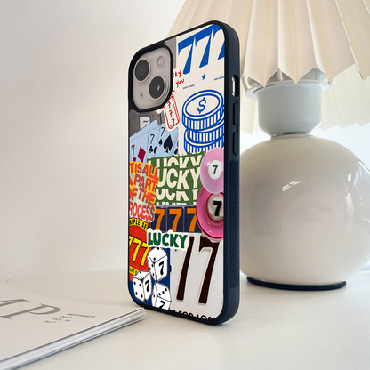 Lucky Seven Vibes Glass Case