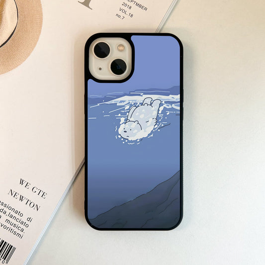 Splashy Bear Dive Glass Case