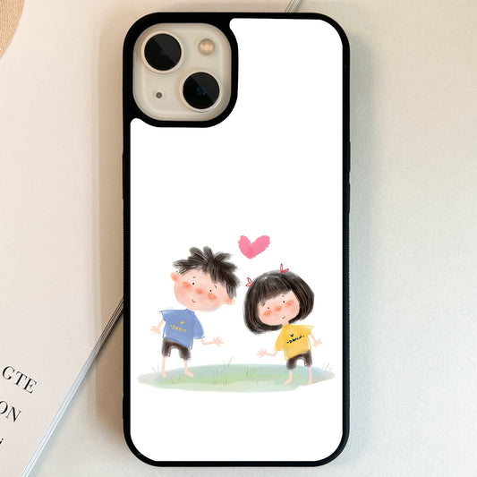 Forever Best Siblings Glass Case