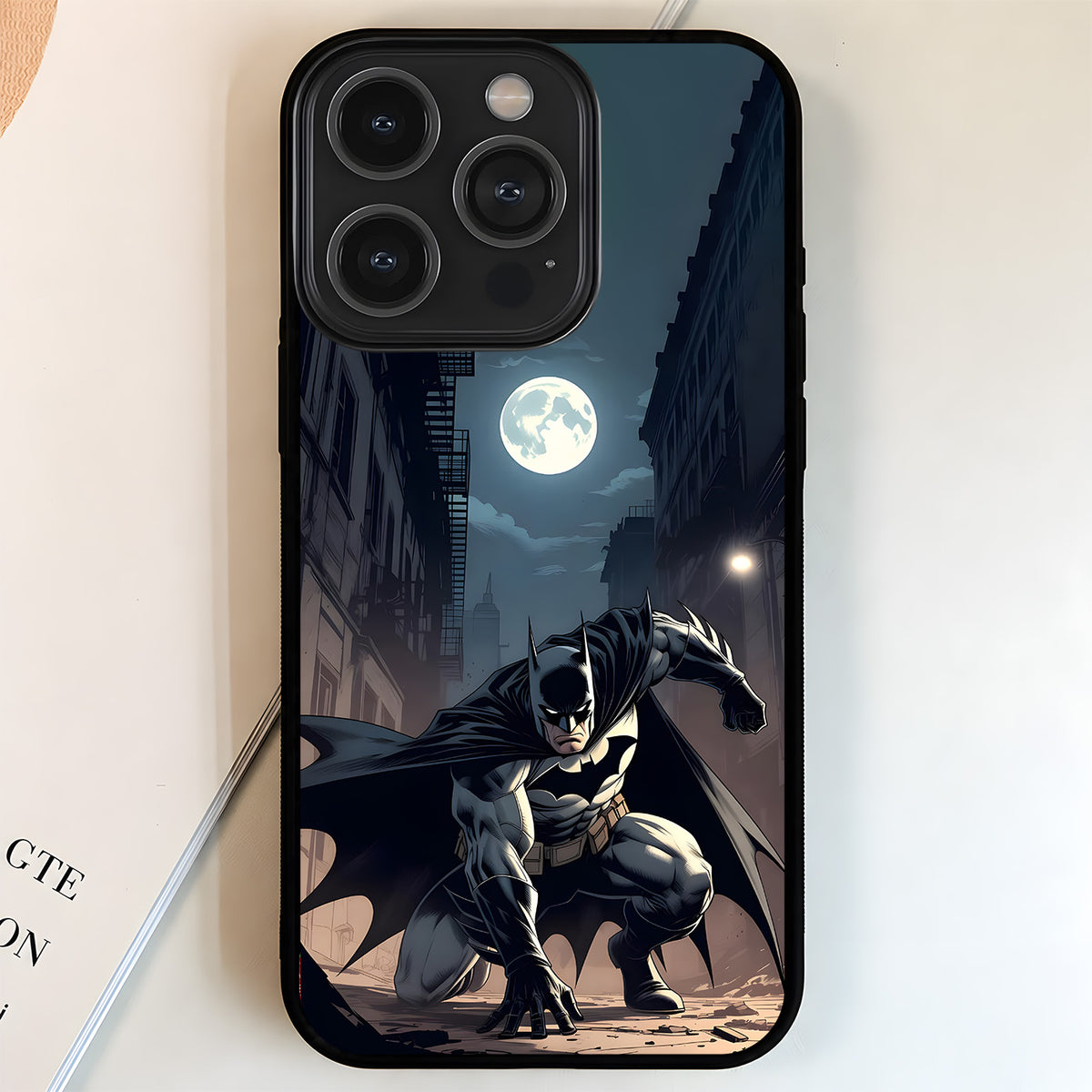 Batman Moon Landing Glass Case