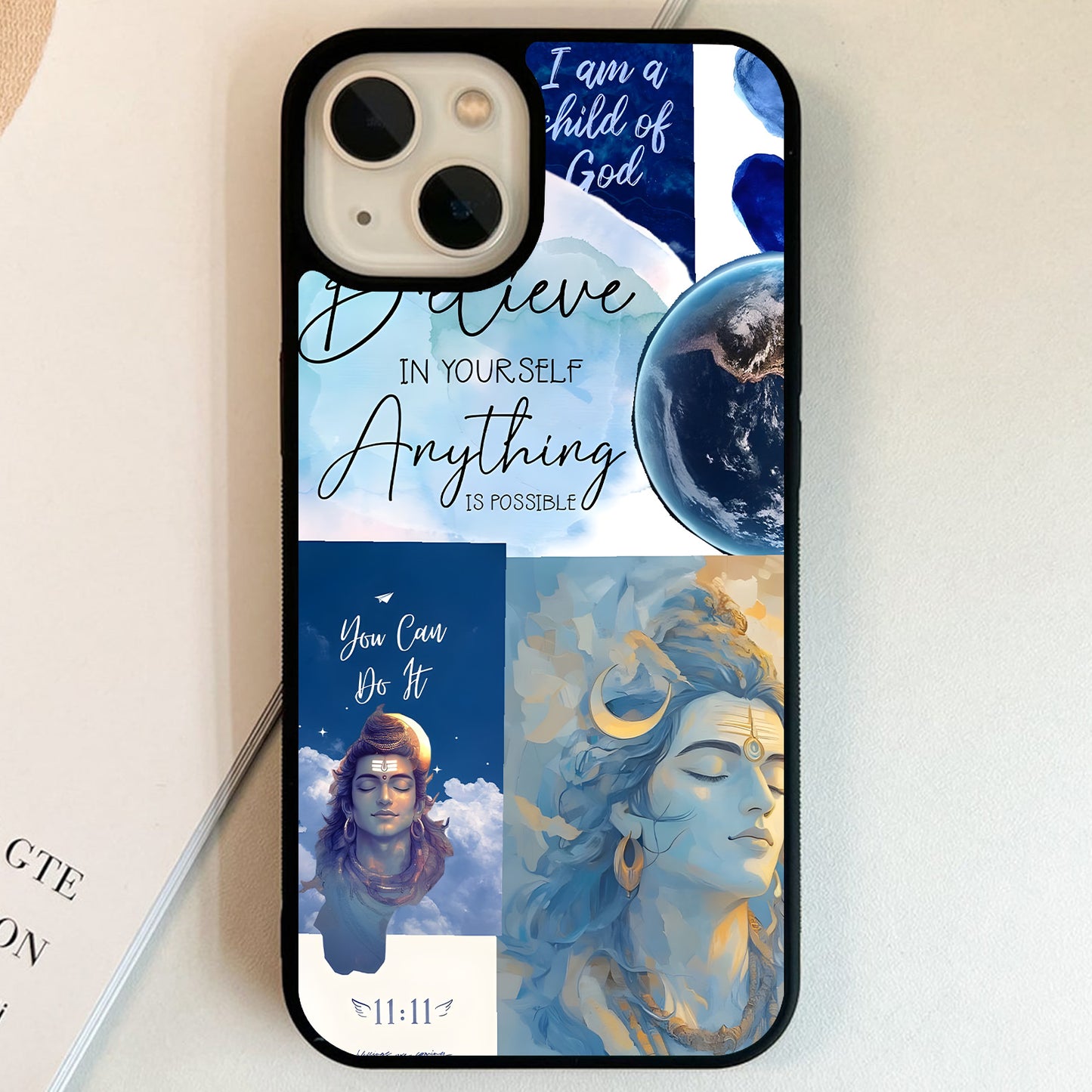 Faith Beyond Fear Glass Case