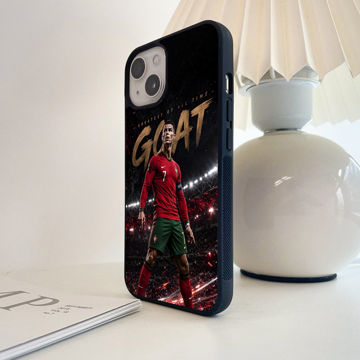 Ronaldo Greatest GOAT Glass Case