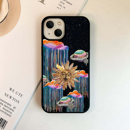 Celestial Drip Sky Glass Case