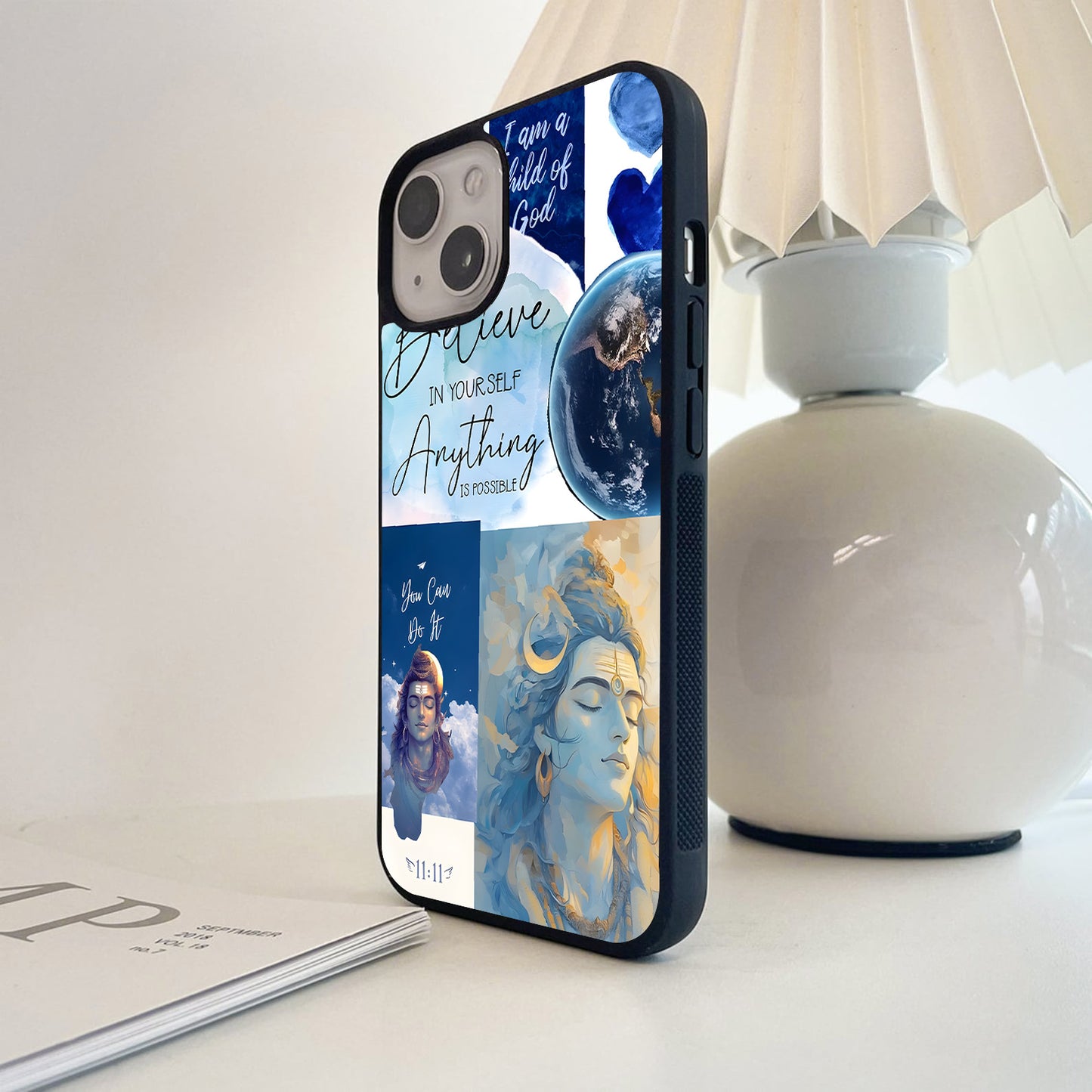 Faith Beyond Fear Glass Case