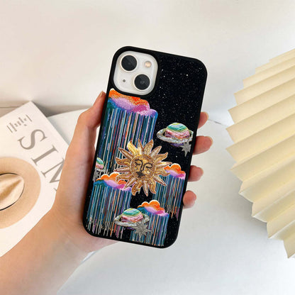 Celestial Drip Sky Glass Case