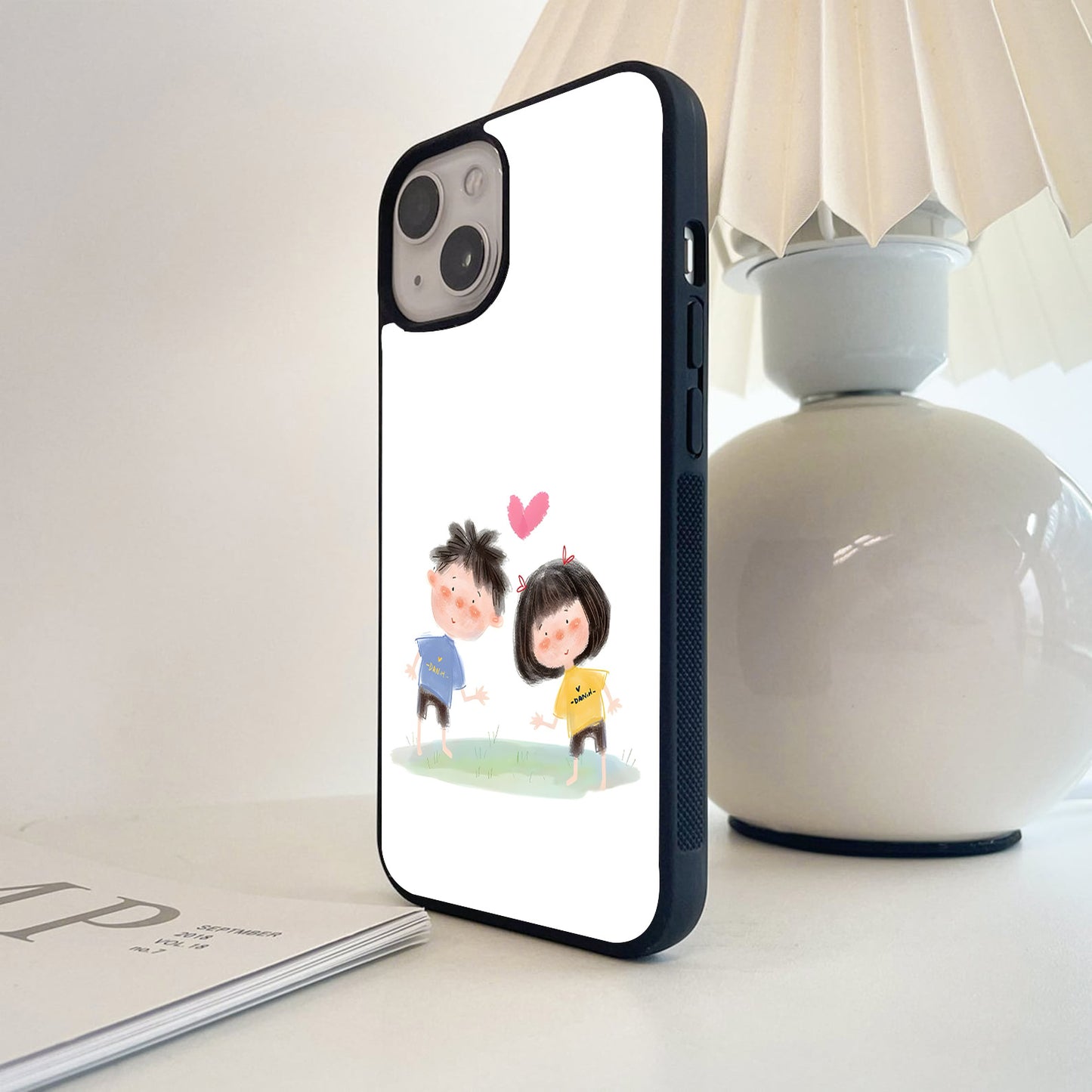 Forever Best Siblings Glass Case