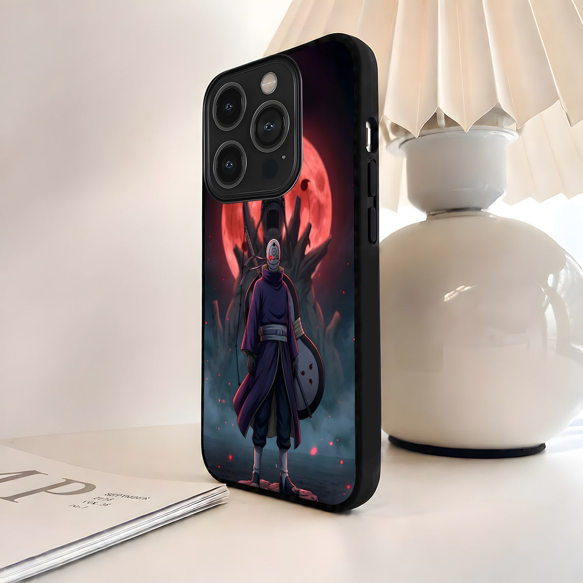 Naruto Obito Moon Glass Case