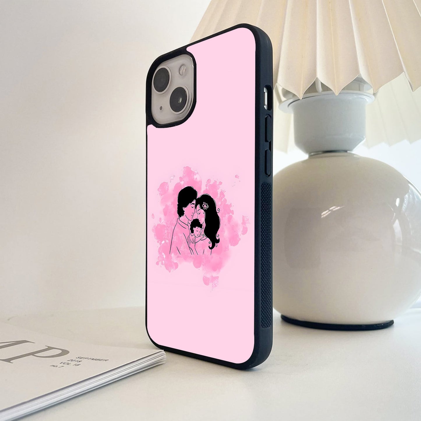 Mom Forever Love Glass Case
