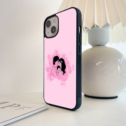 Mom Forever Love Glass Case