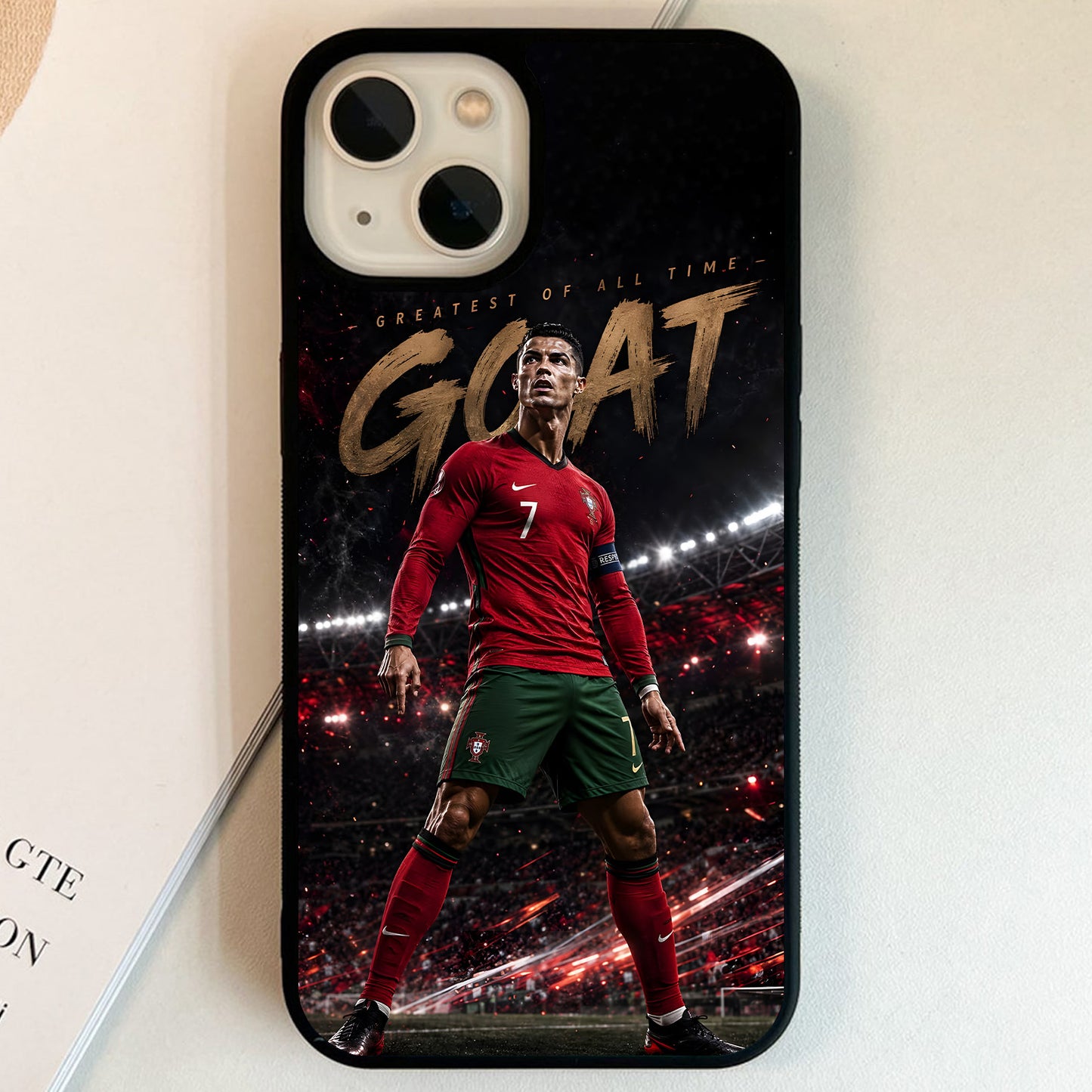 Ronaldo Greatest GOAT Glass Case