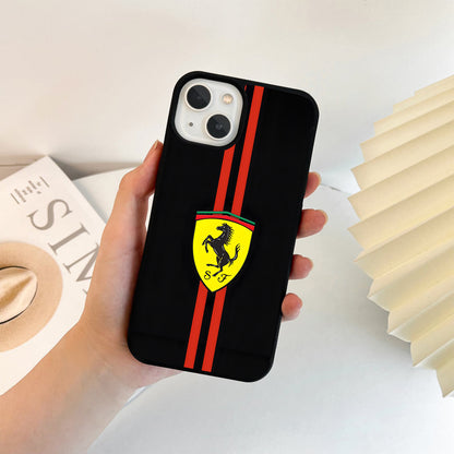 Ferrari Carbon Racing Shield Glass Case
