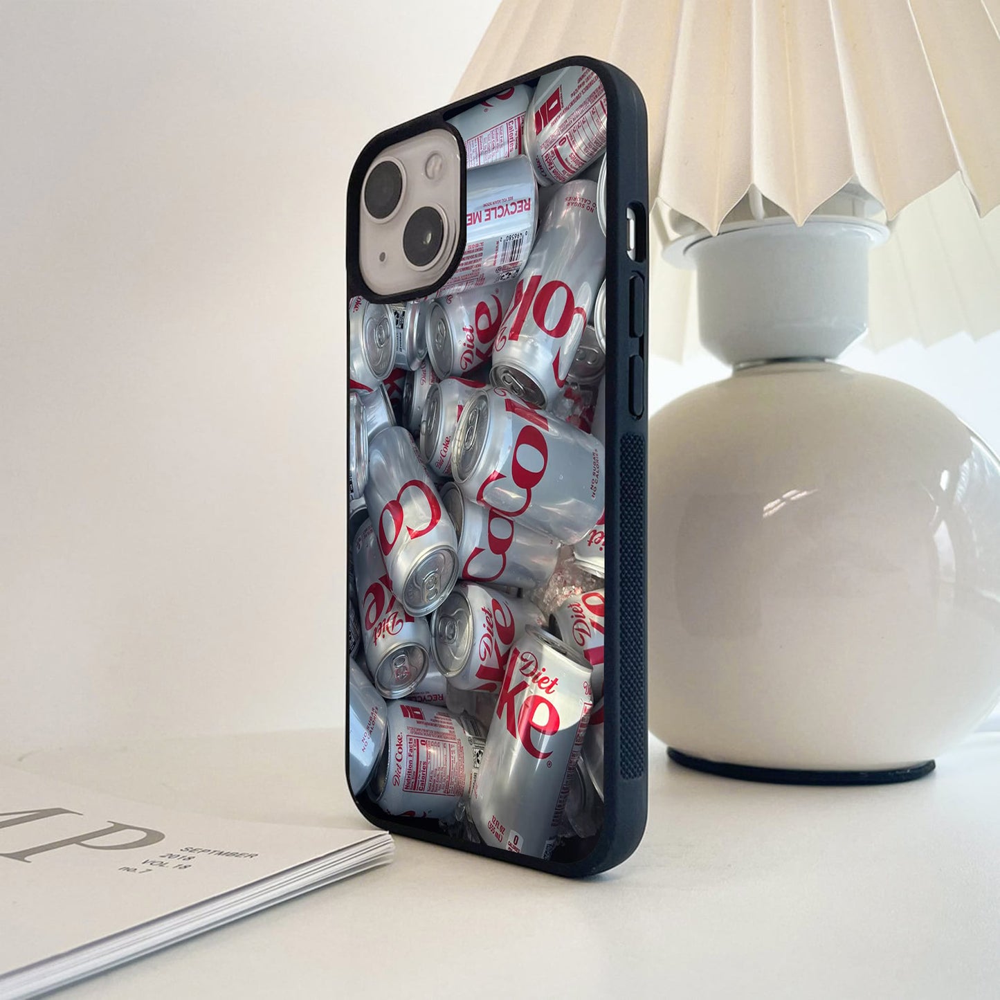 Diet Coke Silver Crush Glass Case