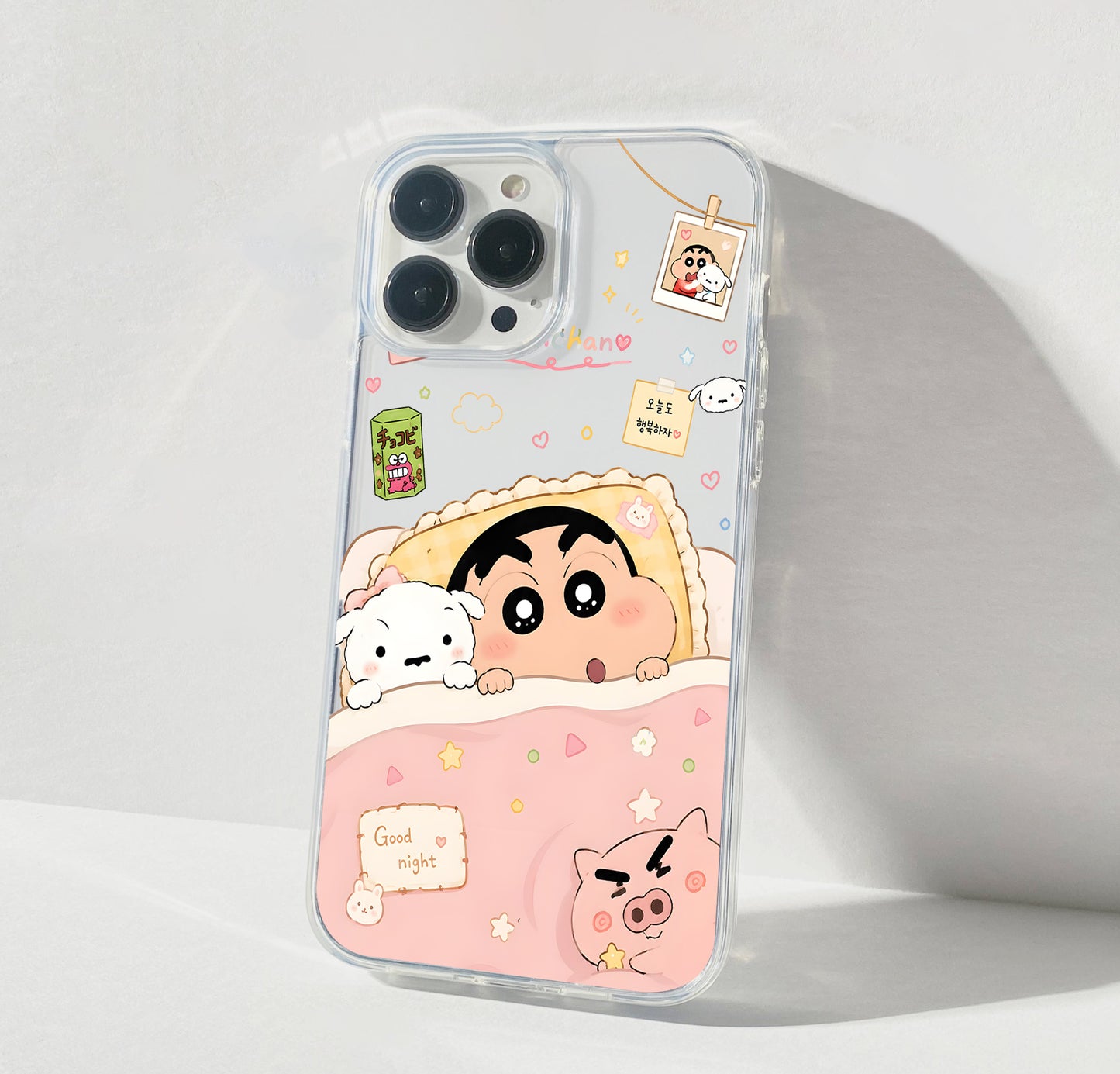 Sweet Dreams Shinchan Clear Silicon Cover
