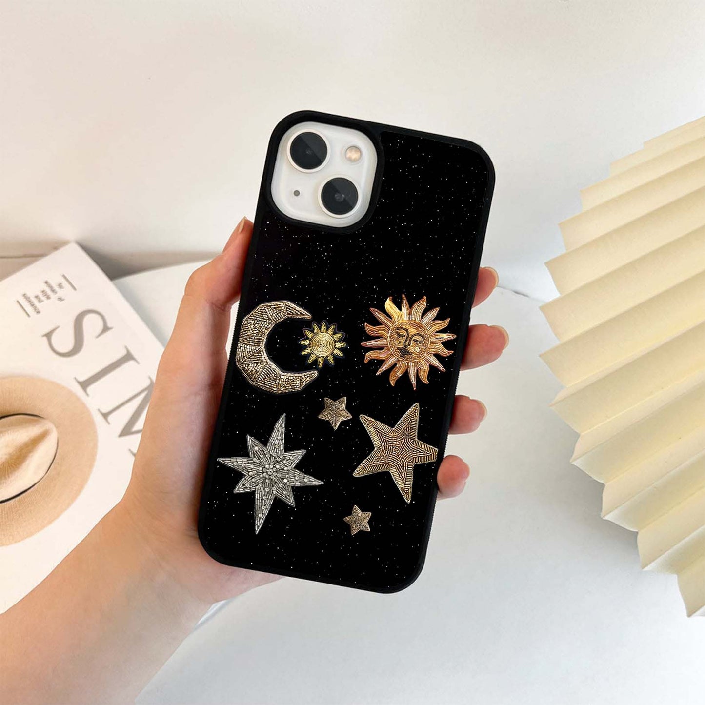 Starry Cosmic Treasures Glass Case