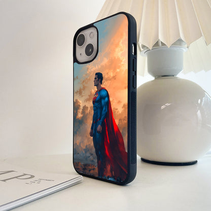 Superman Sunset Guardian Glass Case