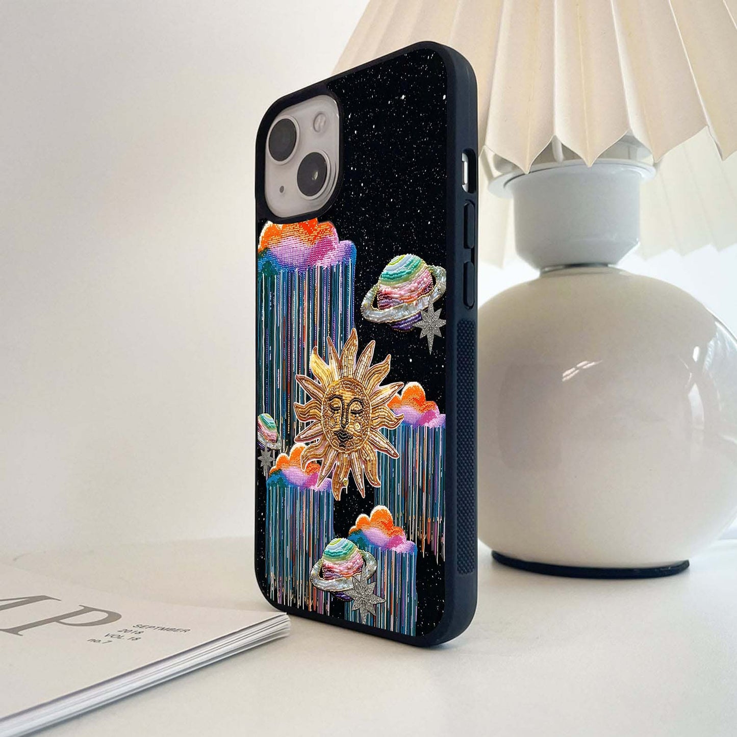 Celestial Drip Sky Glass Case