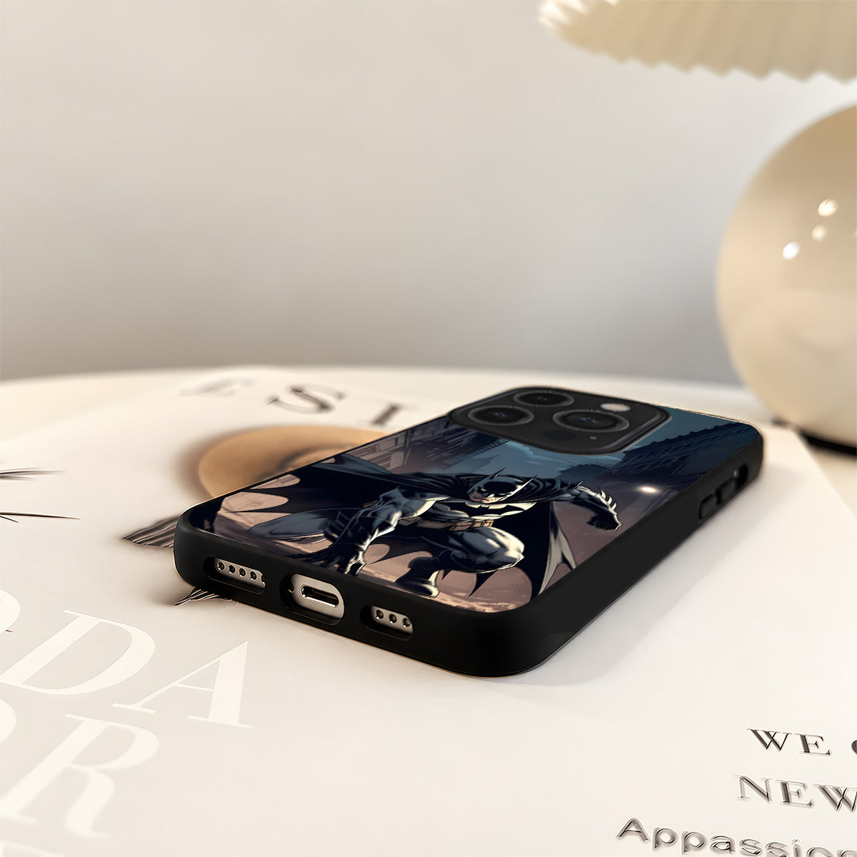 Batman Moon Landing Glass Case