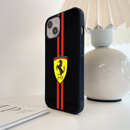 Ferrari Carbon Racing Shield Glass Case
