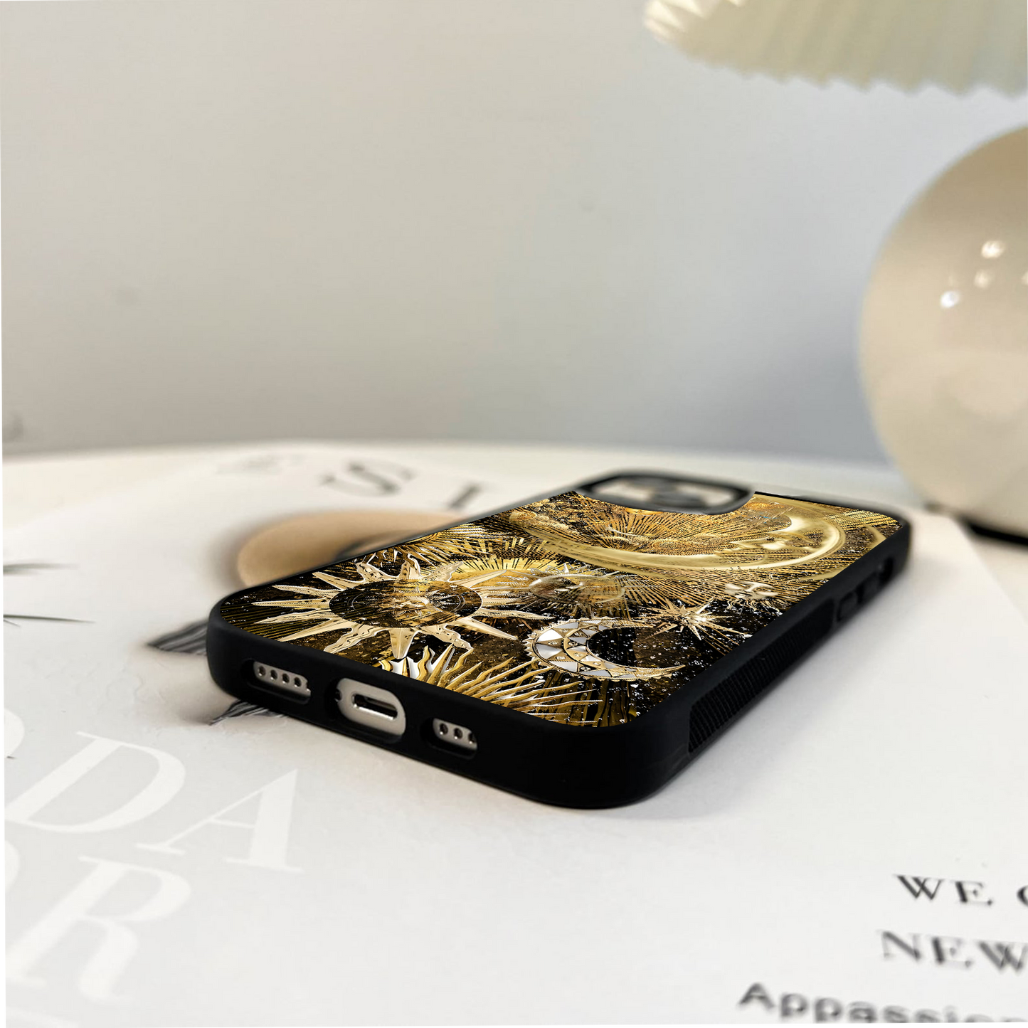 Celestial Harmony Goldan Glass Case