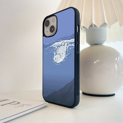 Splashy Bear Dive Glass Case