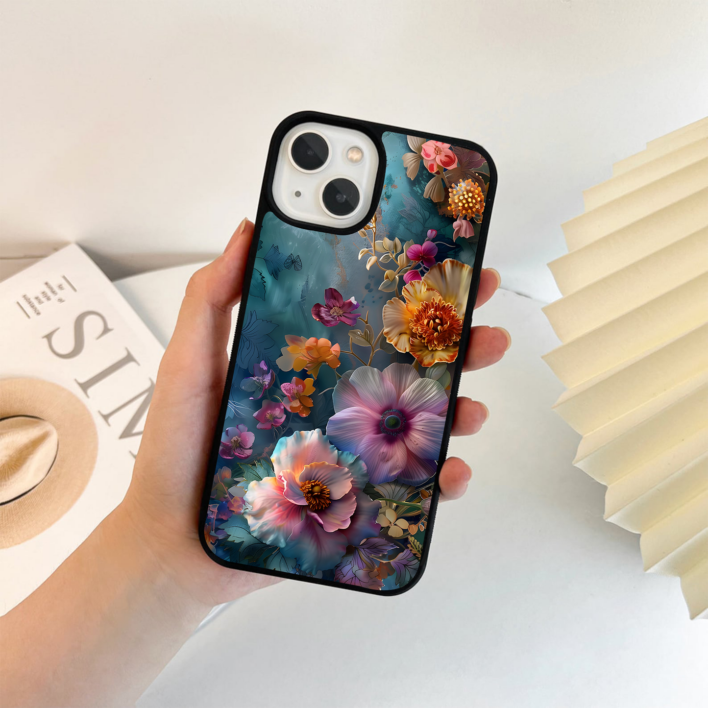 Ocean Bloom Magic Glass Case