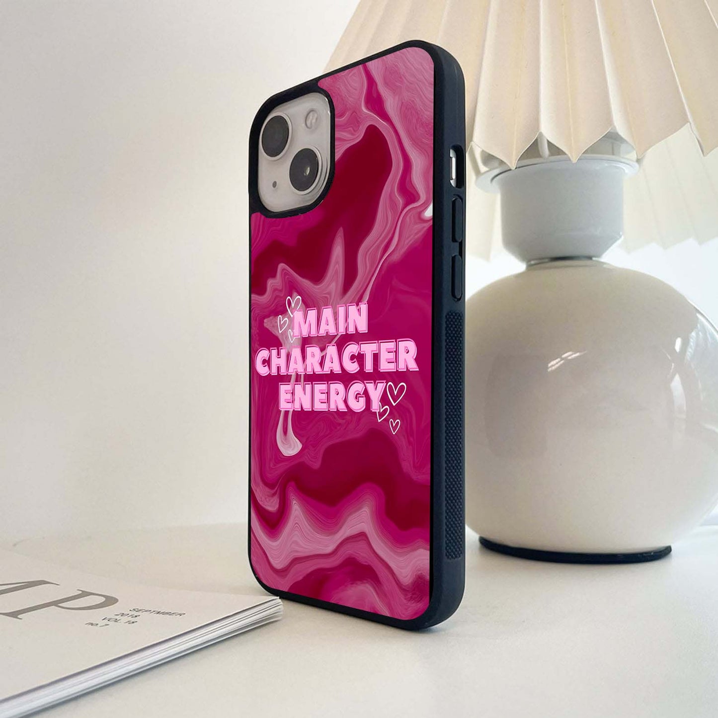 Bold Character Vibes Glass Case