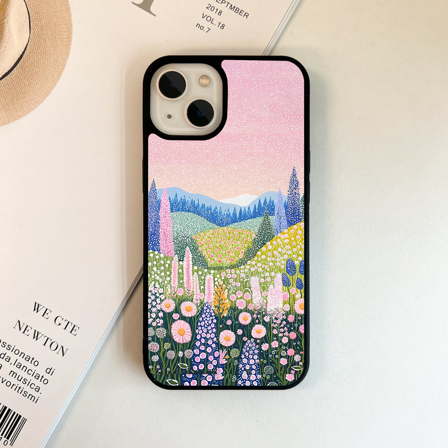 Snowfall Meadow Magic Glass Case