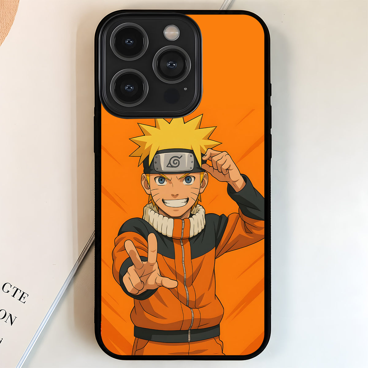Naruto Playful Pose Glass Case