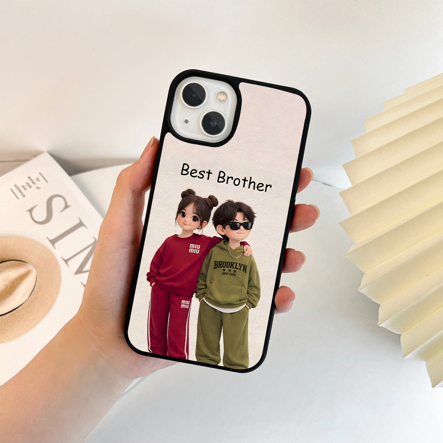 Forever Brother Goals Glass Case