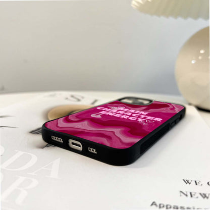 Bold Character Vibes Glass Case