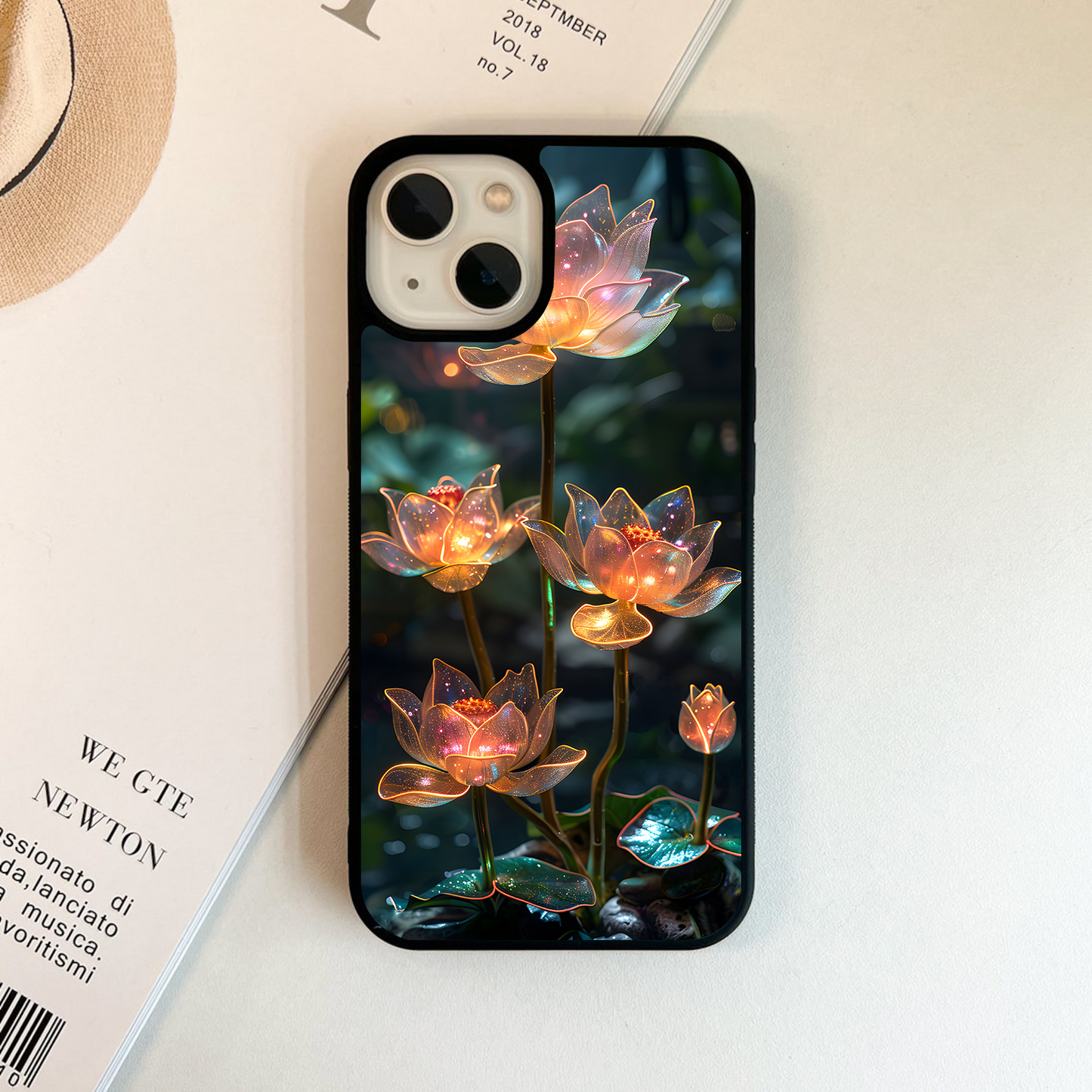 Celestial Lotus Light Glass Case