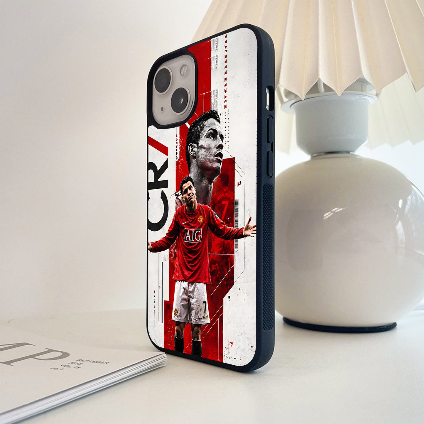 Ronaldo Manchester Glass Case