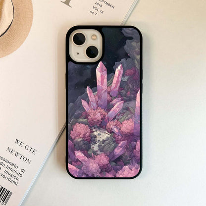 Celestial Crystal Bloom Glass Case