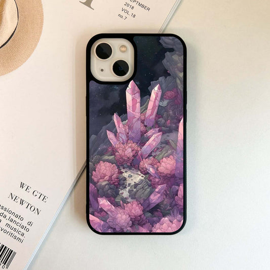 Celestial Crystal Bloom Glass Case