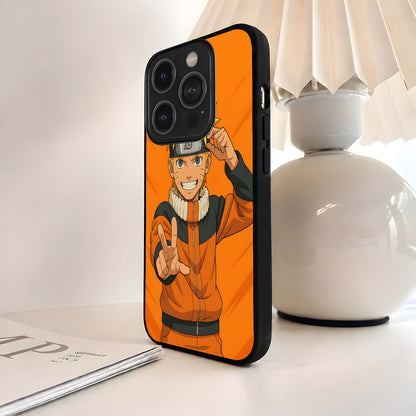 Naruto Playful Pose Glass Case